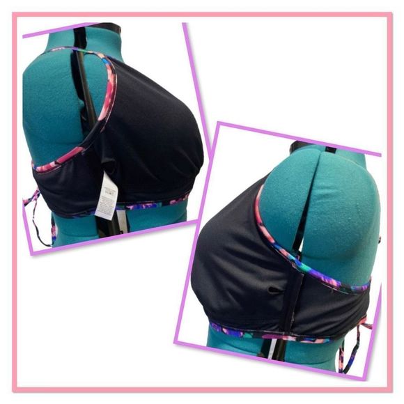 Time & Tru Size 3X Wide Strap V Wire Bikini Top - Picture 11 of 13